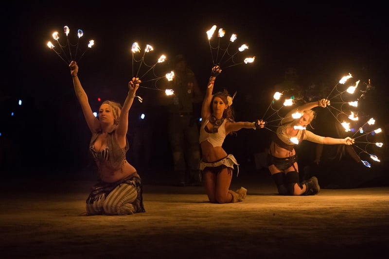 Mythical Fire Dancers